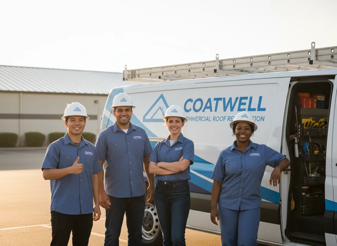 Commercial roof coating company in Mershon, GA